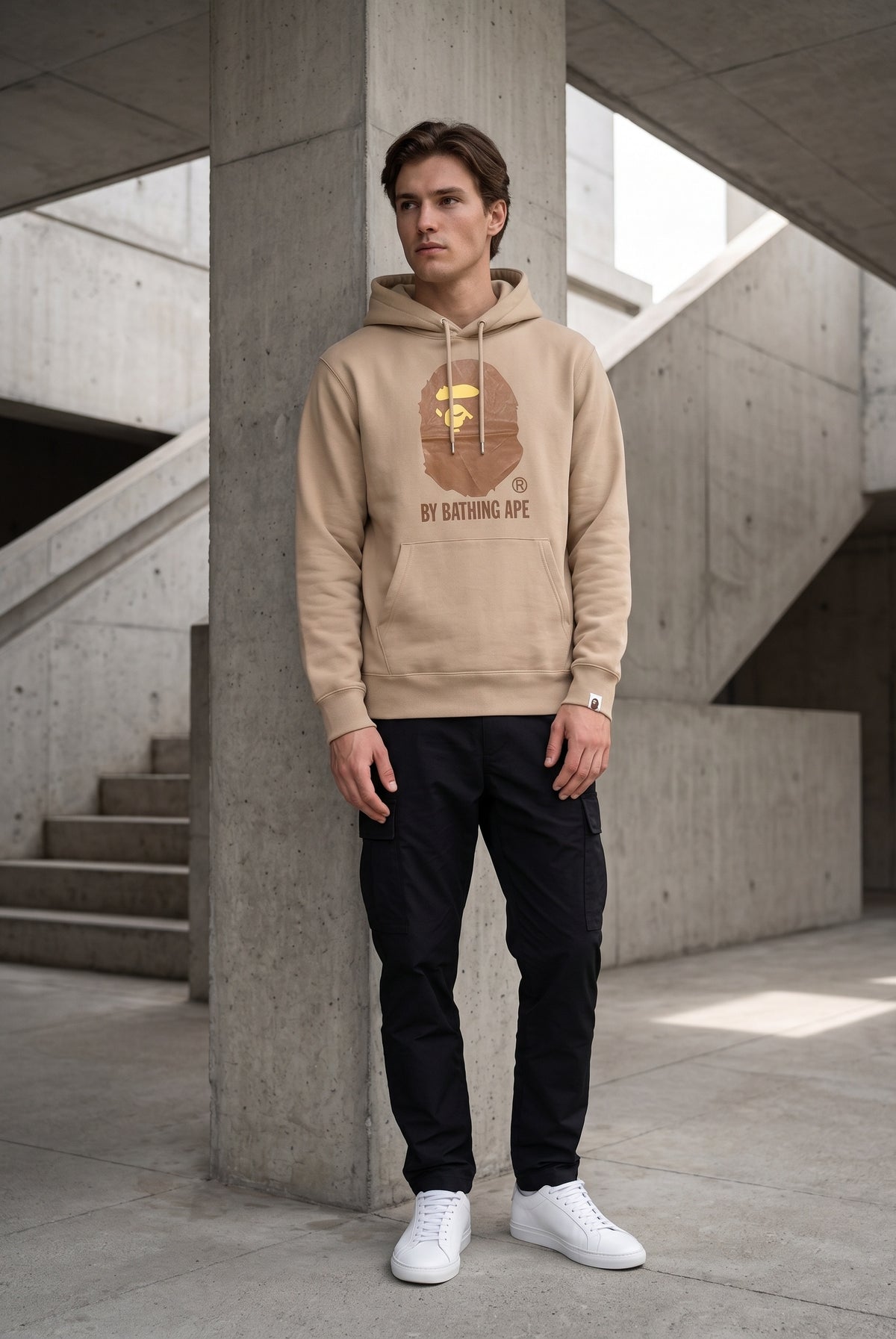 Essential Beige Hoodie 105