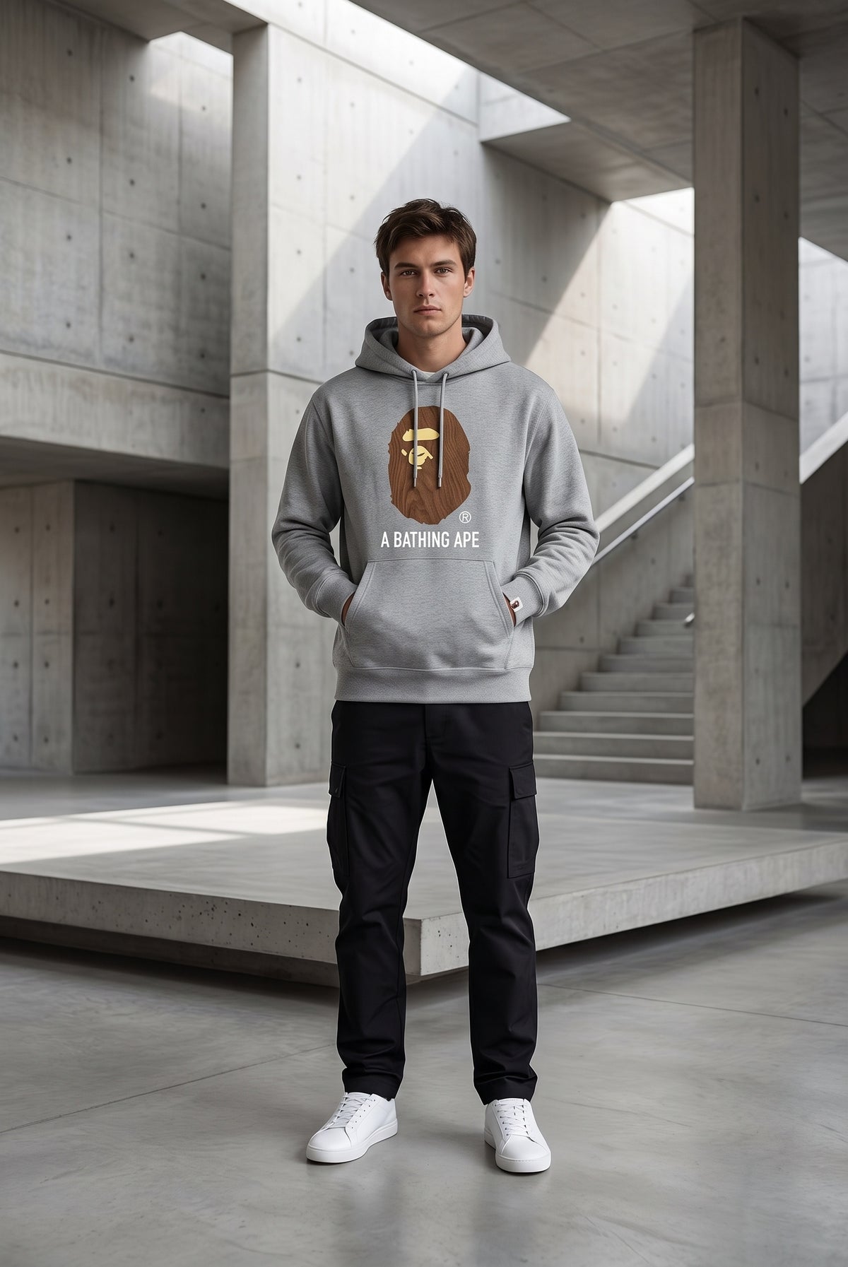 Essential Grey Hoodie 075