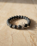 Black Bead Bracelet 007