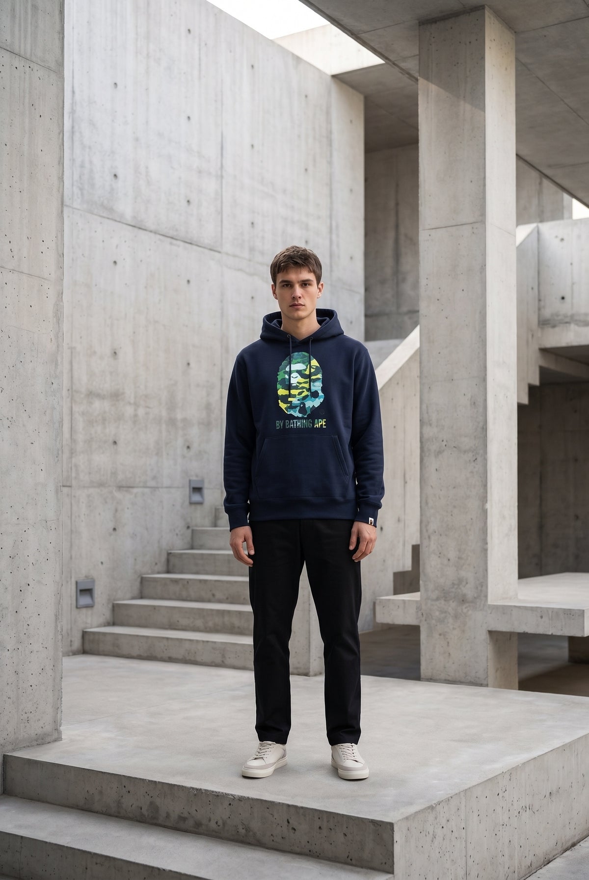 Essential Blue Hoodie 066