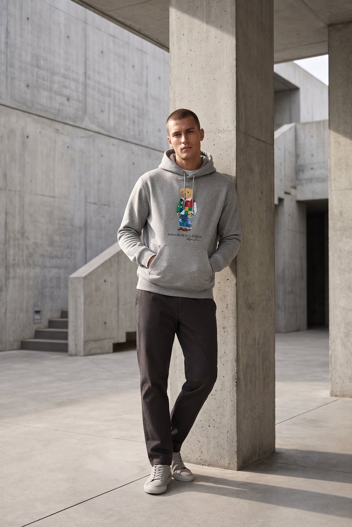 Essential Grey Hoodie 083