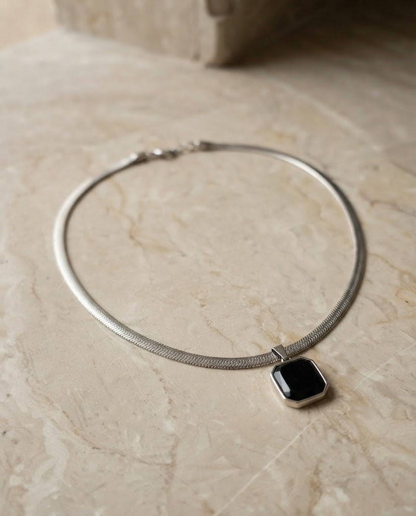 Black Chain Neck Chain 002