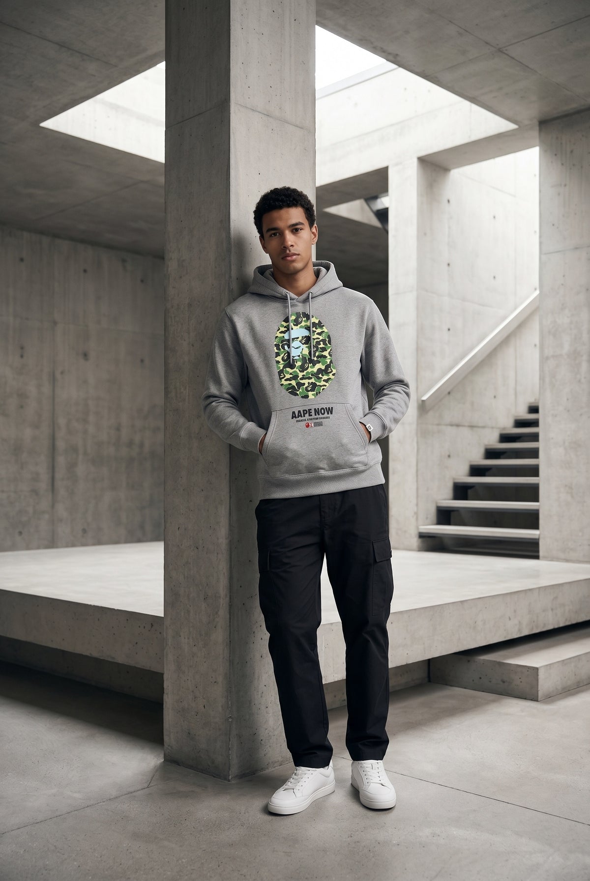 Essential Grey Hoodie 098