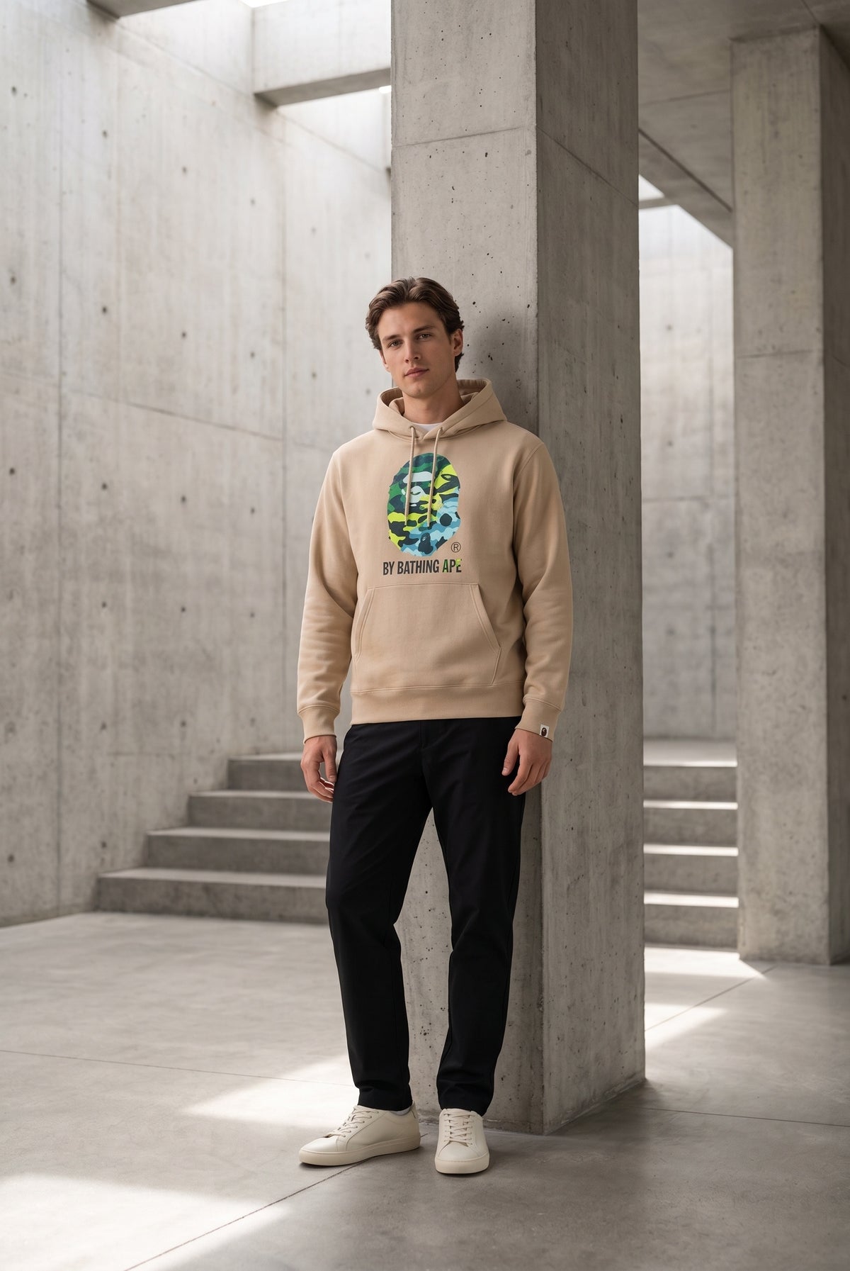 Essential Beige Hoodie 124