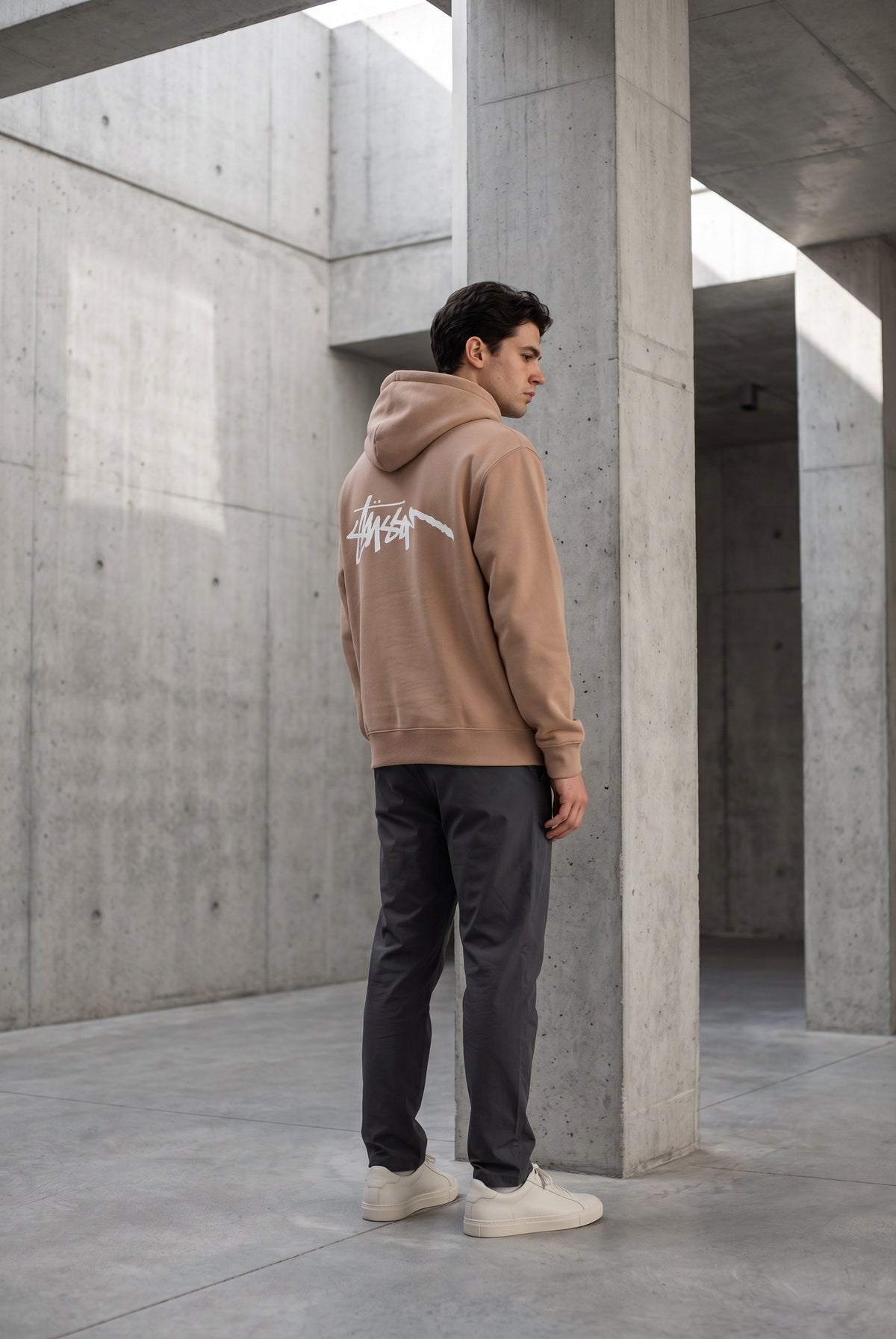 Essential Beige Hoodie 101